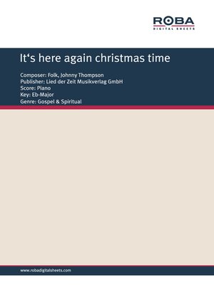 cover image of It's here again christmas time